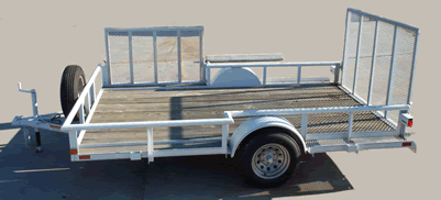 Single Axle deluxe 4 Wheeler Trailer